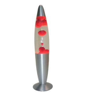 Lava Lamp(Red and Clear)